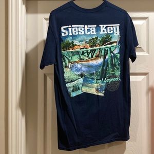 Reel legends Siesta Key T-shirt used mens